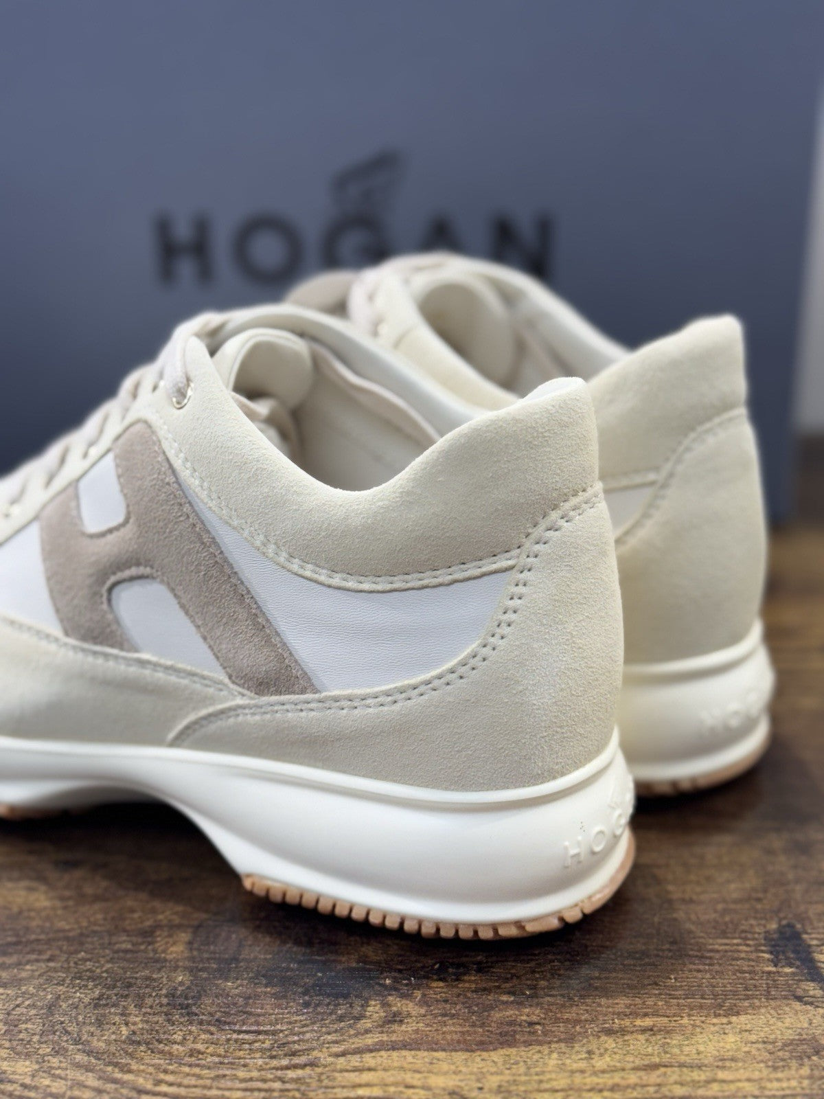 Hogan Interactive Pelle Bianca Suede     Casual Hogan Donna 35