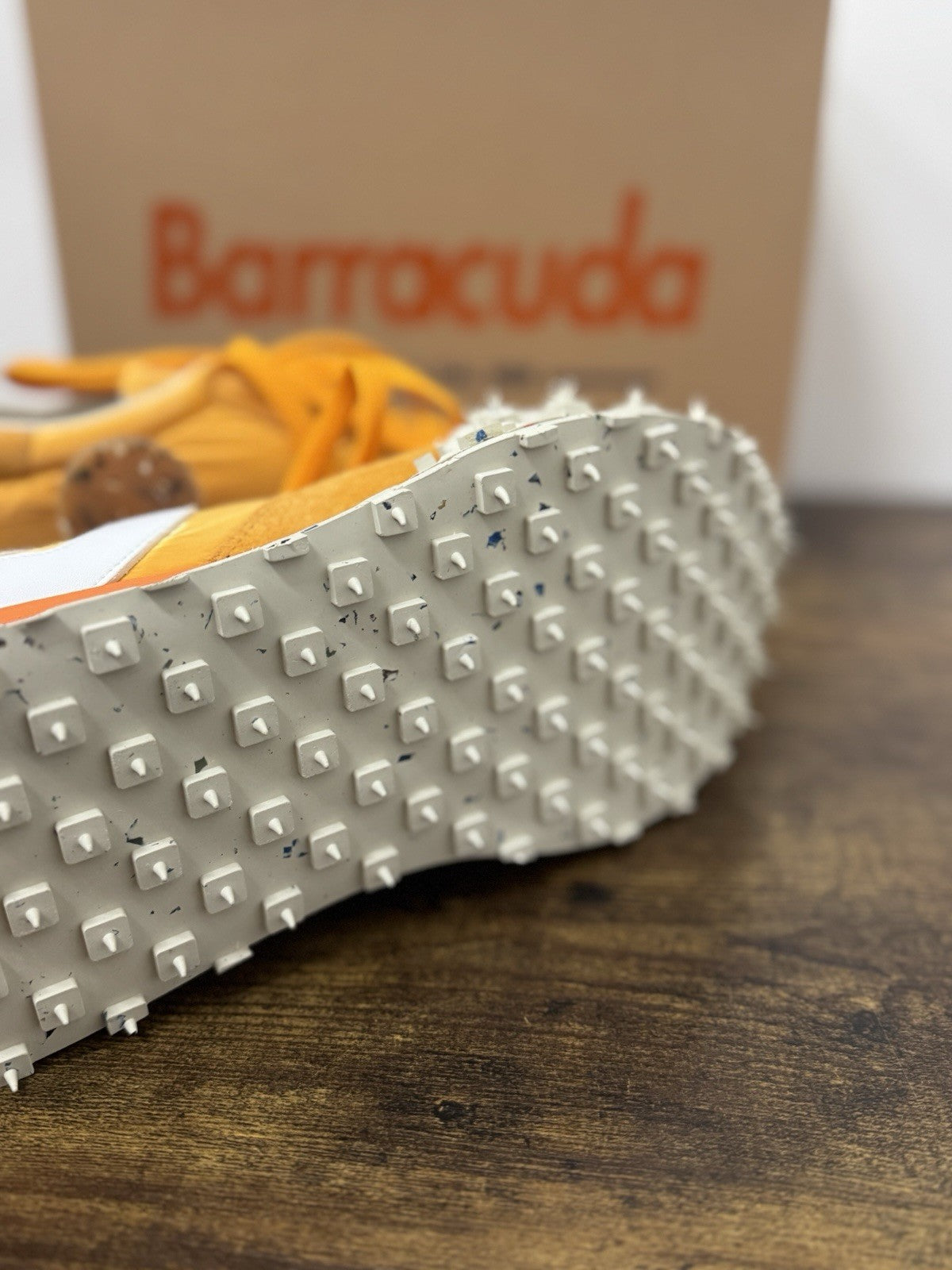 Barracuda Sneaker Suede Arancio Casual Scarpa Uomo 43