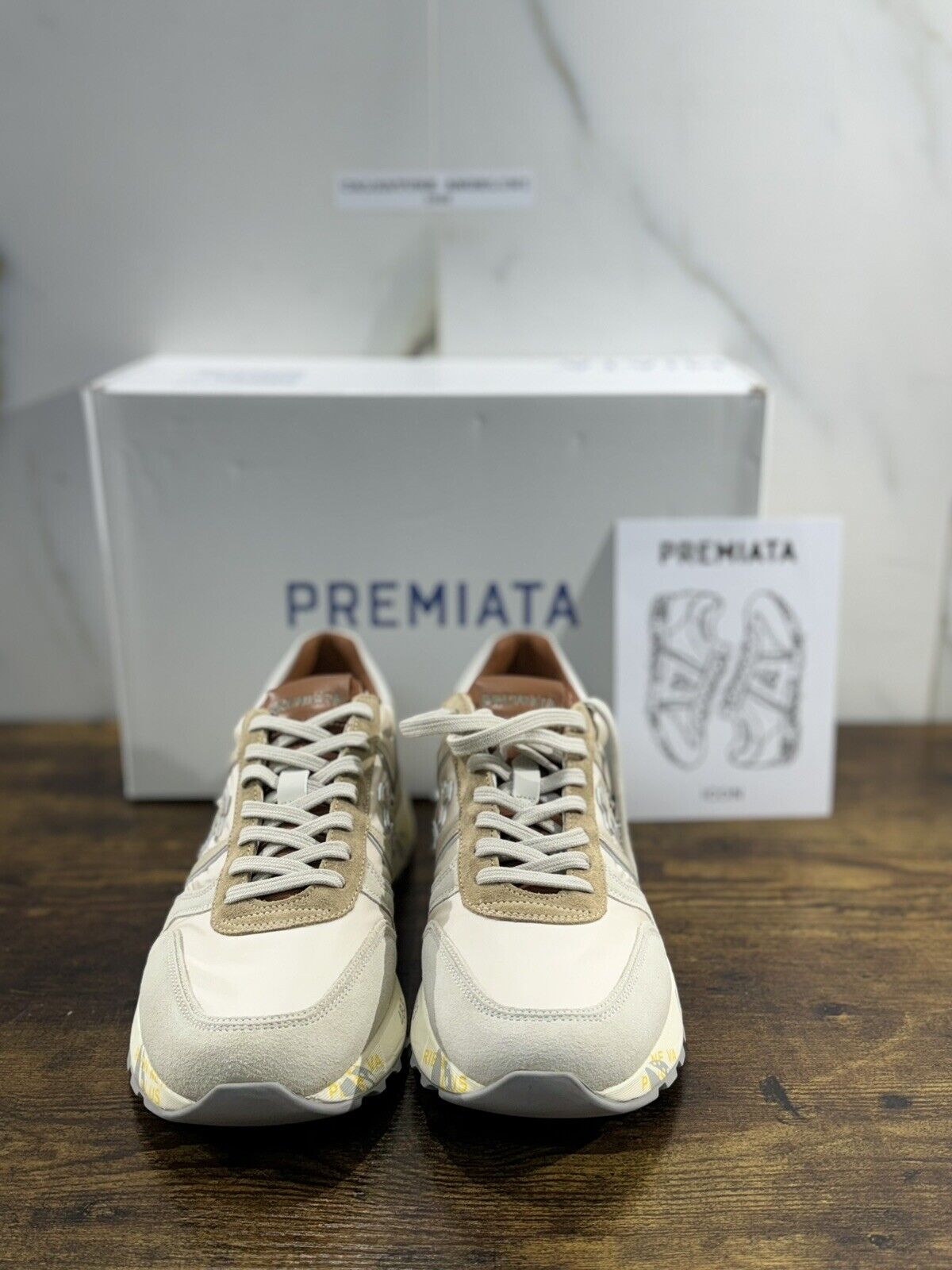 Premiata Lander  Sneaker Uomo Bianco Beige  Casual Premiata 44