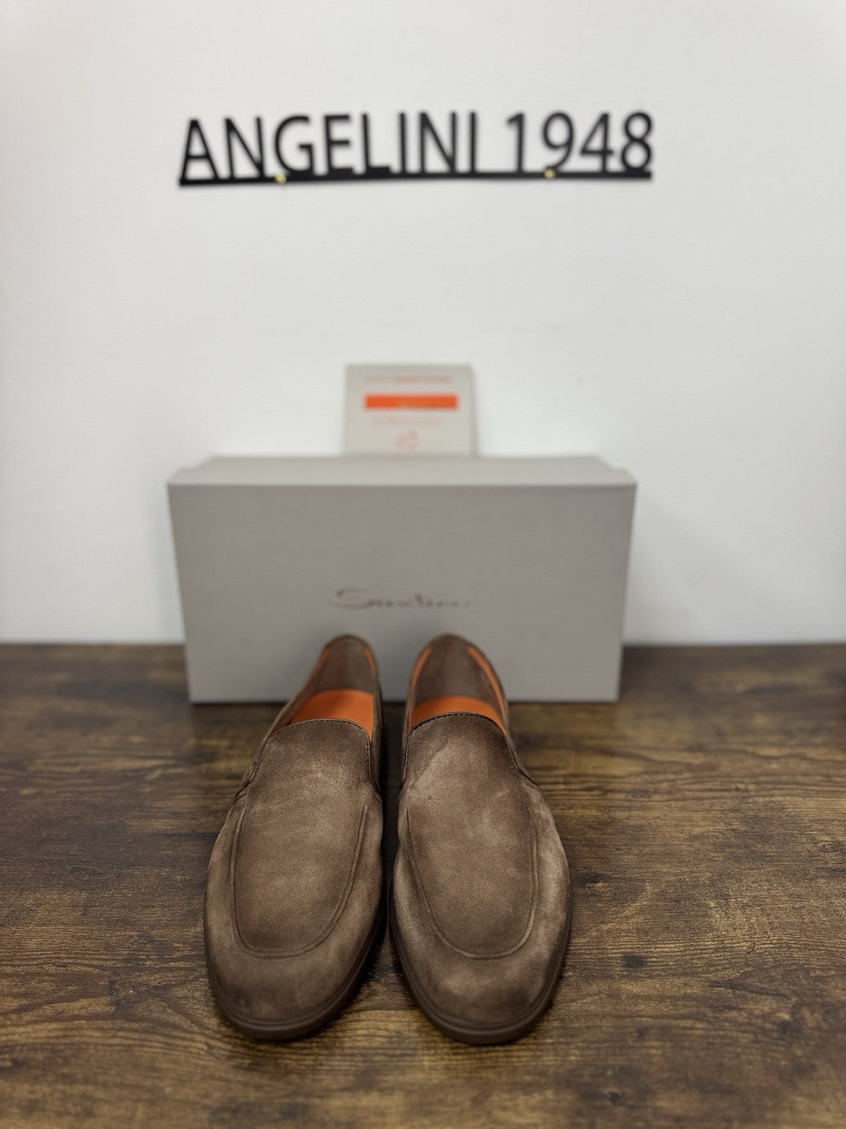 Santoni Mocassino Summer Walk Suede Brown Casual Santoni Uomo 40