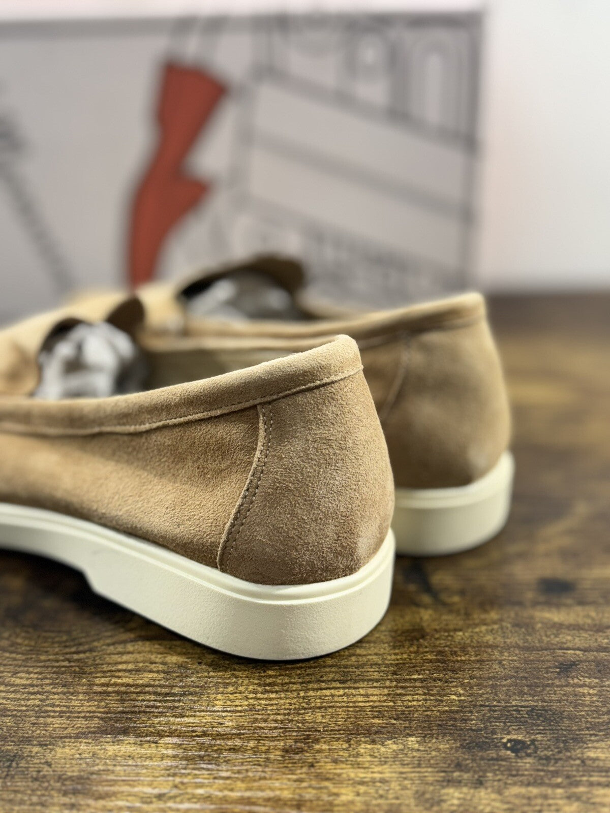 Il Mocassino Uomo Summer Walk Suede  Fondo Gomma Ultra Flexi Made In Italy 41