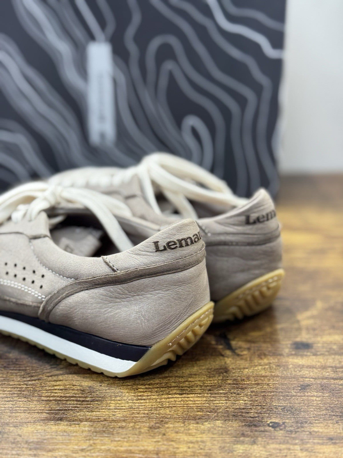 Lemargo Sneaker In Pelle Di Cervo Tortora Casual Scarpa Lemargo Donna 40