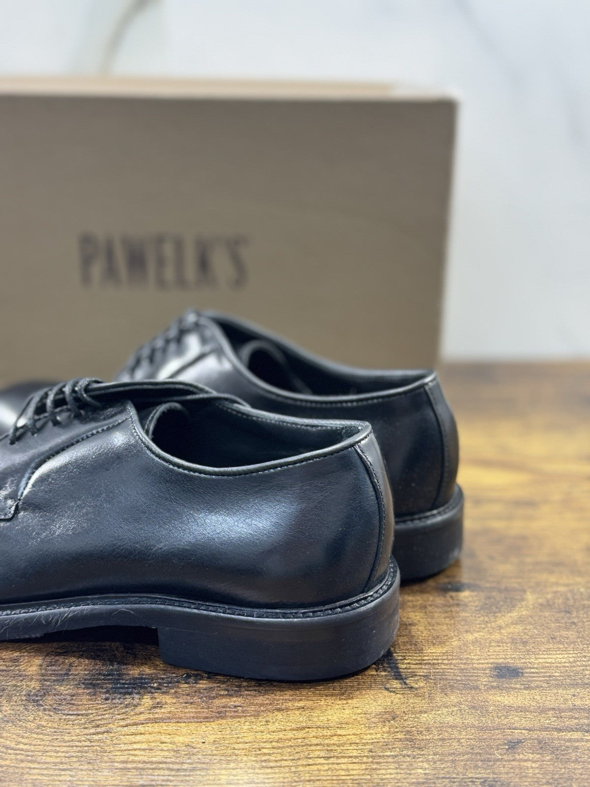 Pawelk’s Derby   Uomo Pelle Nero   Hand  Made  Made  In Italy Derby 39