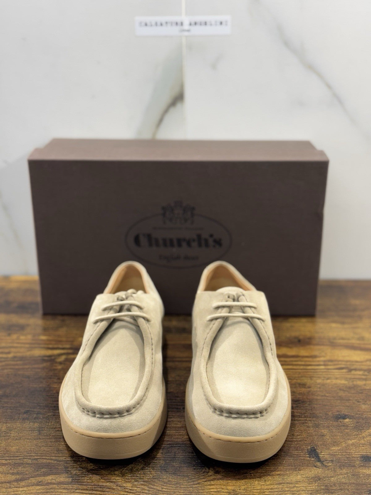 Church’s Scarpa Stringata In Suede Desert  Nocton Luxury Uomo 42
