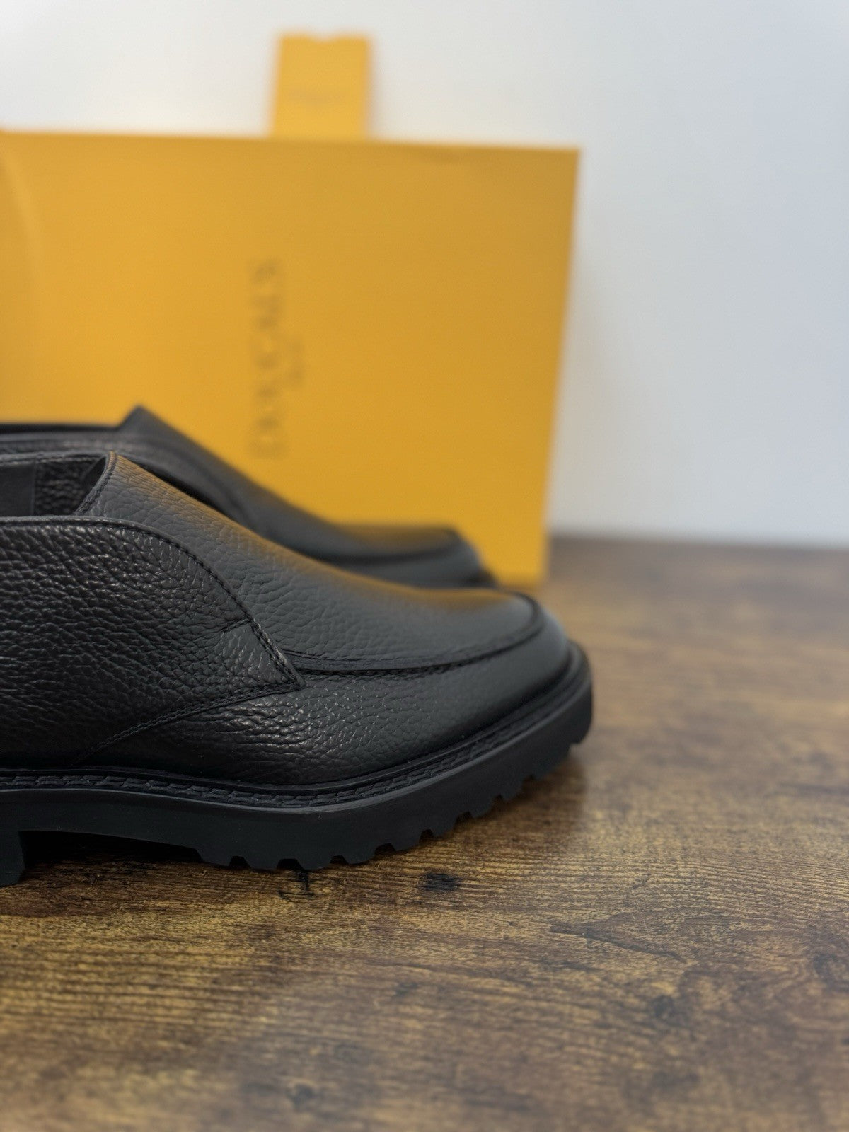 Doucal’s Open Walk Boot  Pelle Nera Casual Scarpa Doucal’s Uomo 43