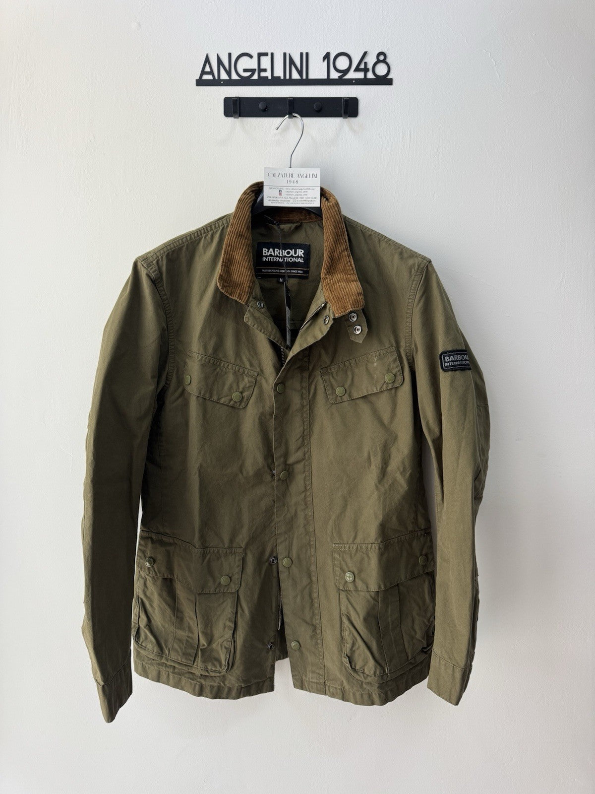 Barbour International Wash Duke  Jacket Verde  Uomo XXL