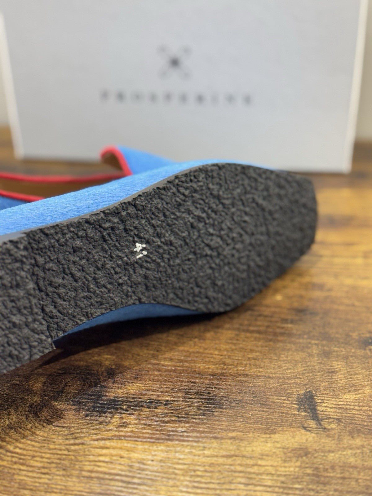 Prosperine mocassino donna in Cavallino      luxury made in italy 41 Celeste