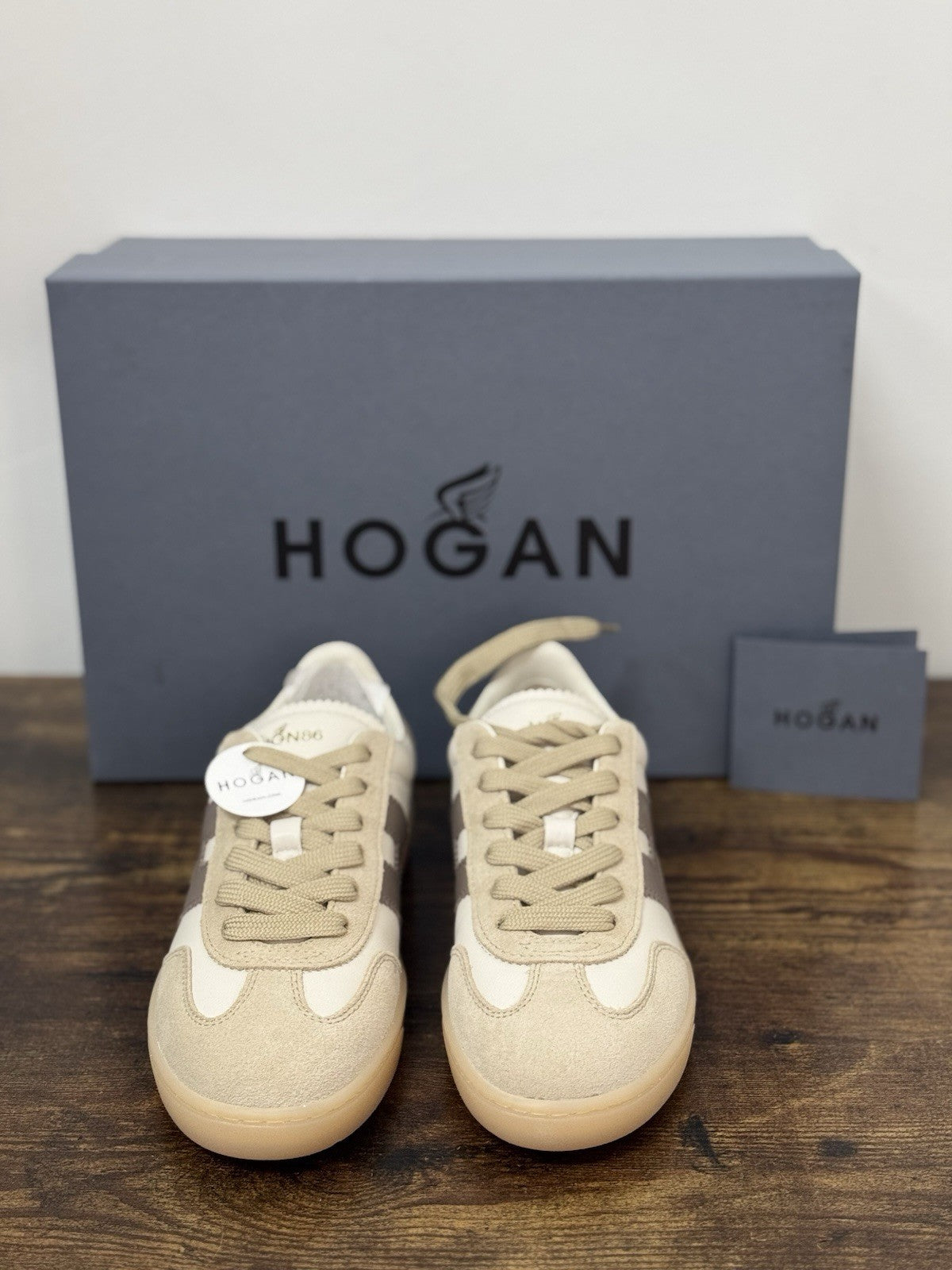 Hogan Cool  Sneaker Pelle E  Suede Beige Casual Hogan Donna 37