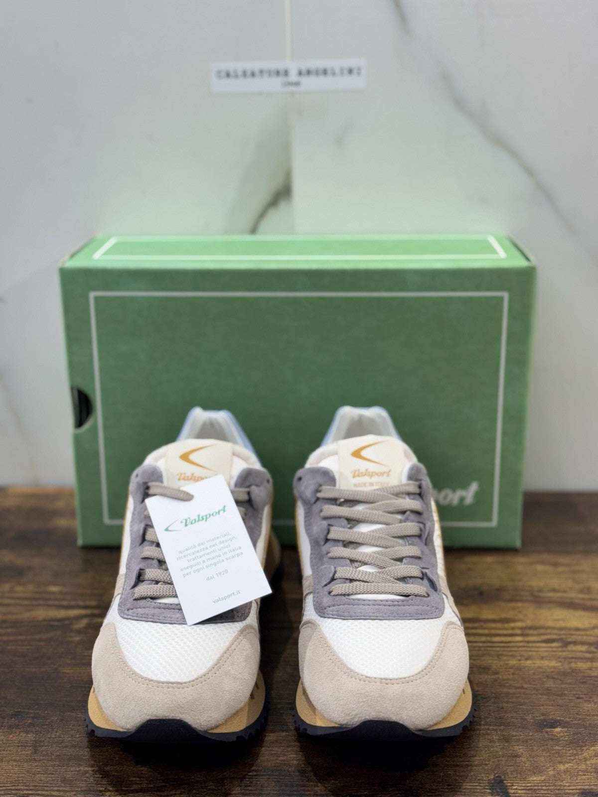 Valsport Magic  Heritage  Sneaker Suede Celeste Giallo  Casual  Uomo 44