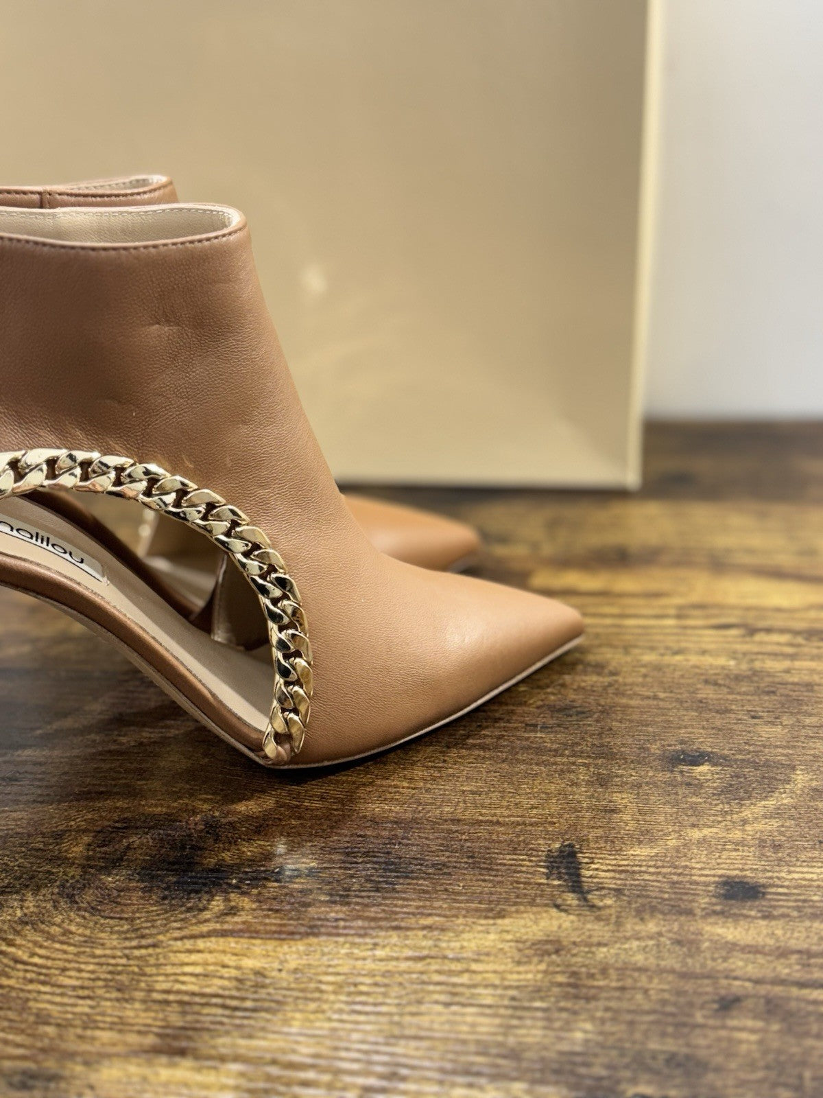 Ninalilou Stivaletto Donna Pelle Cuoio  Con Tacco Luxury Boot 37