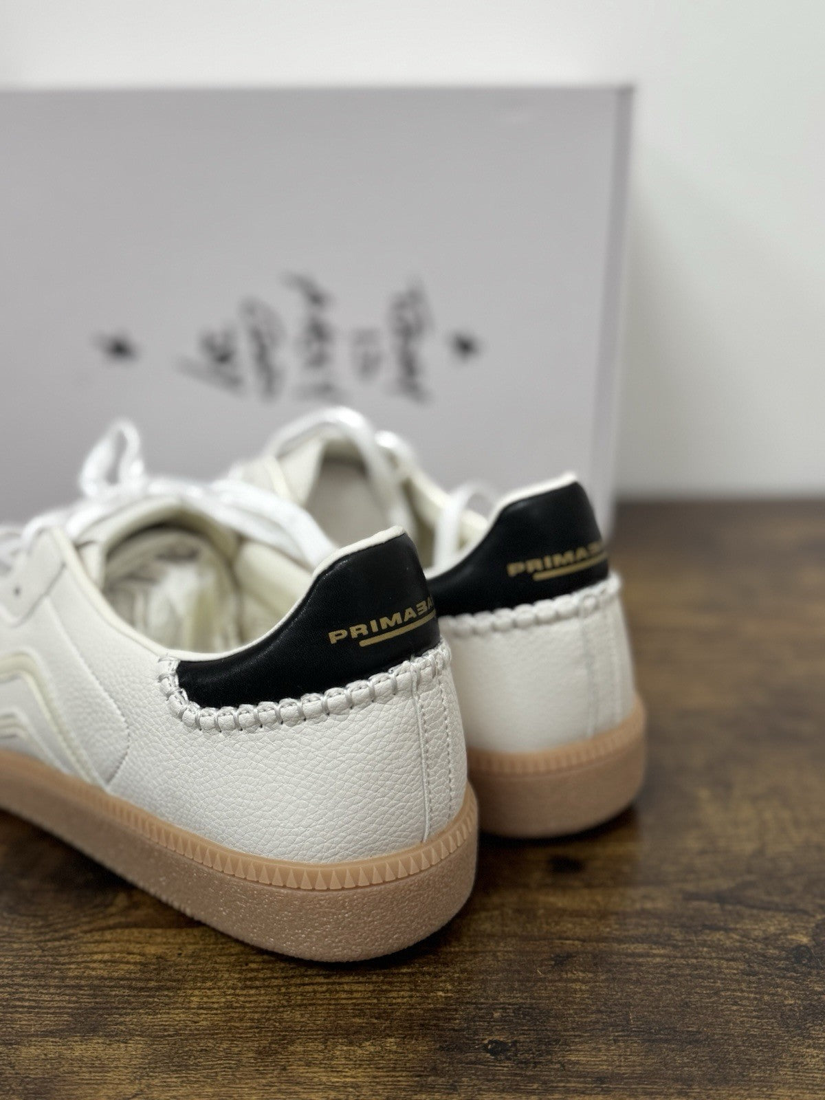 Primabase Sneaker Suede Pelle Bianca Extra light Casual Uomo 46