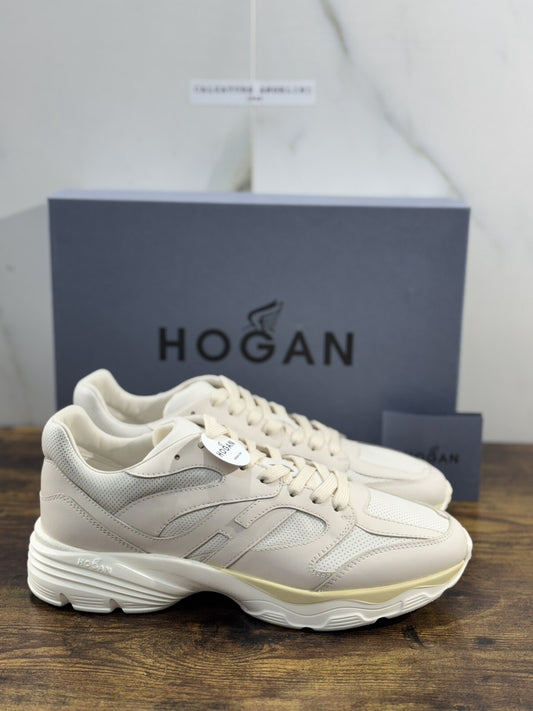 Hogan H665   sneaker Pelle Bianca   memory foam Luxury Hogan Men 43