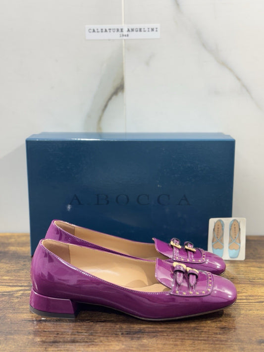 A.bocca Mocassino Pelle Viola  Icon A.bocca Donna 37