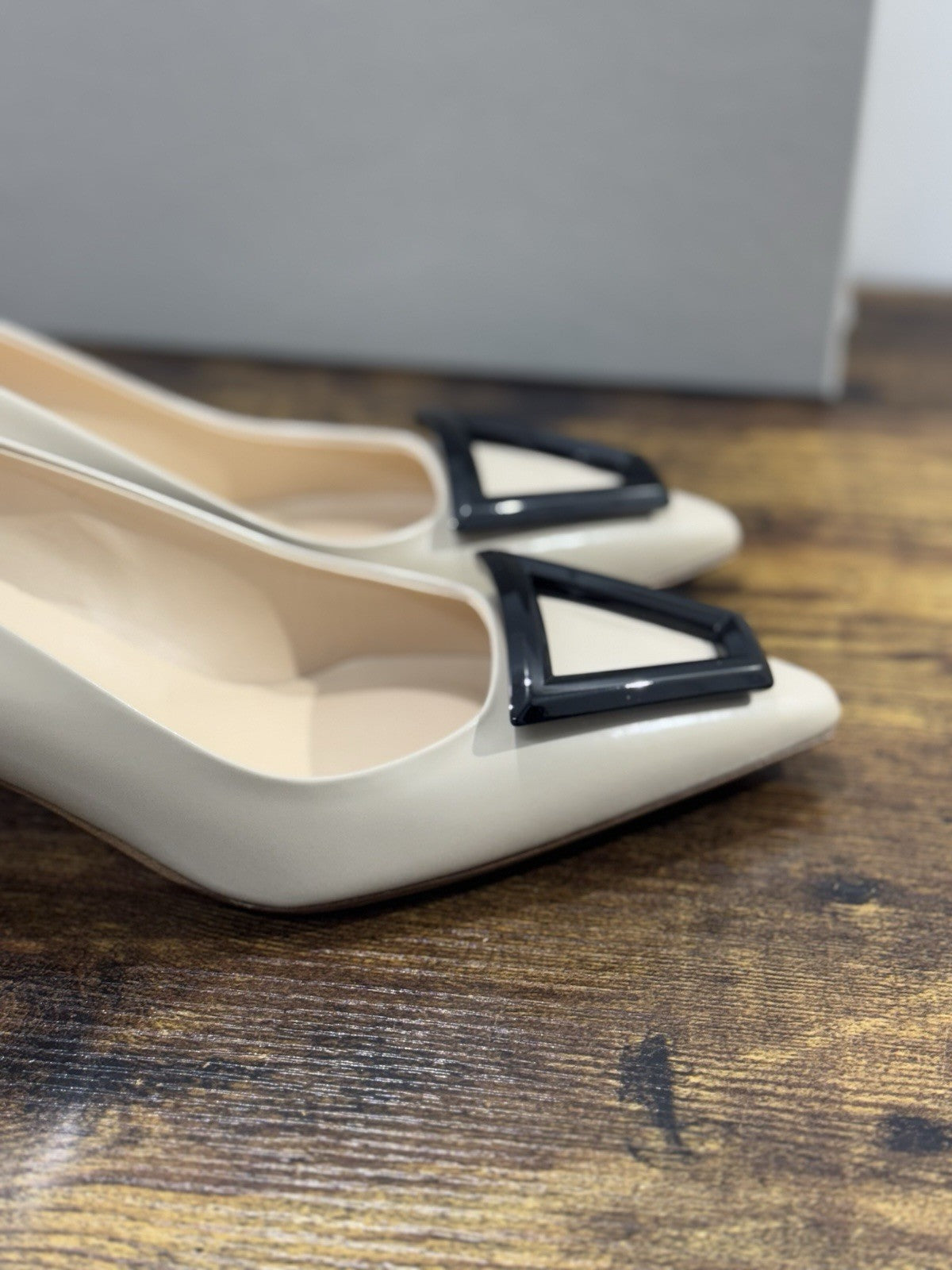 Sergio Levantesi Décolleté Pelle Ecru  Luxury Made In Italy Donna 41