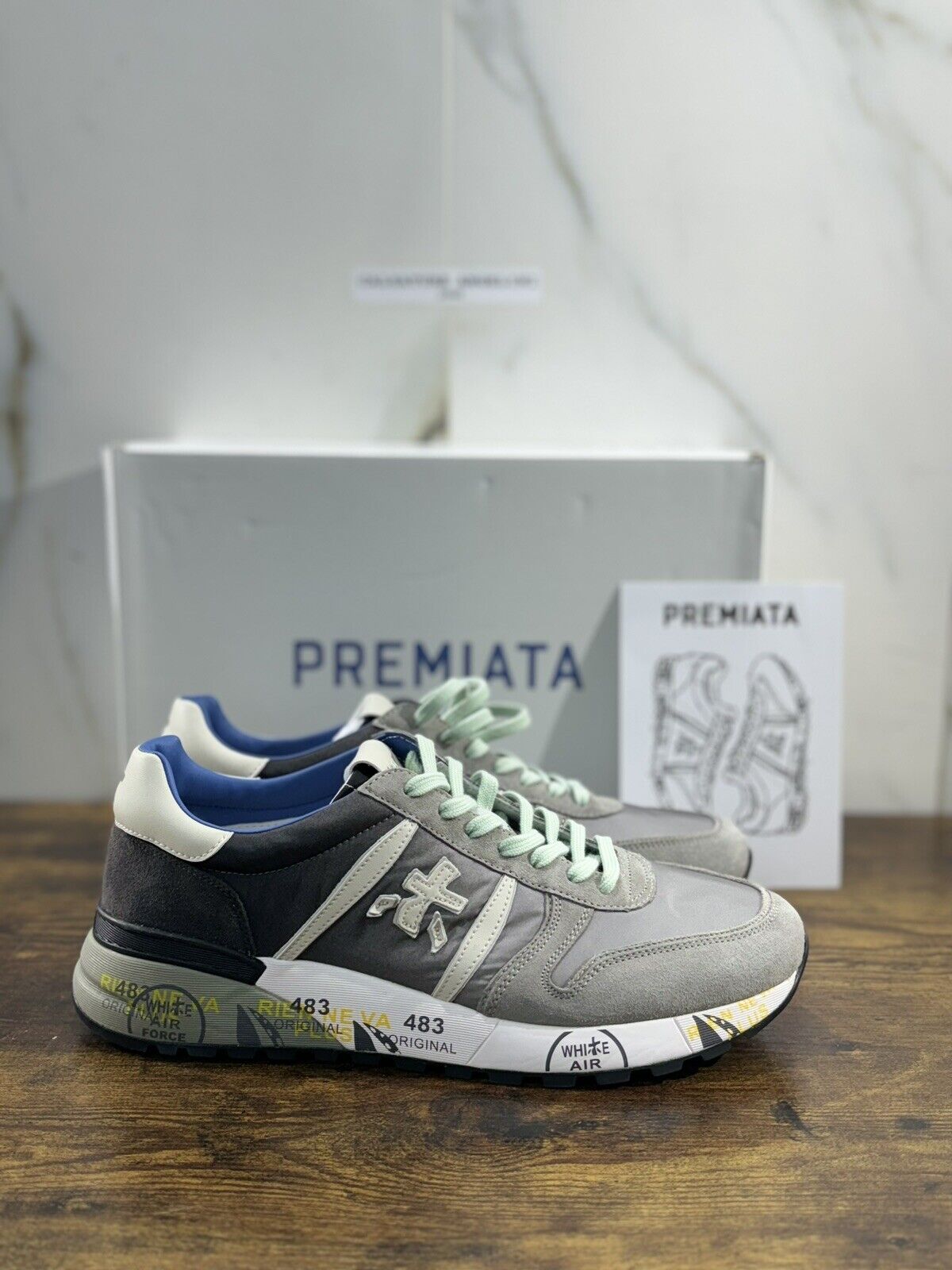 Premiata Lander  Sneaker Uomo Bianco Grey   Casual Premiata 44