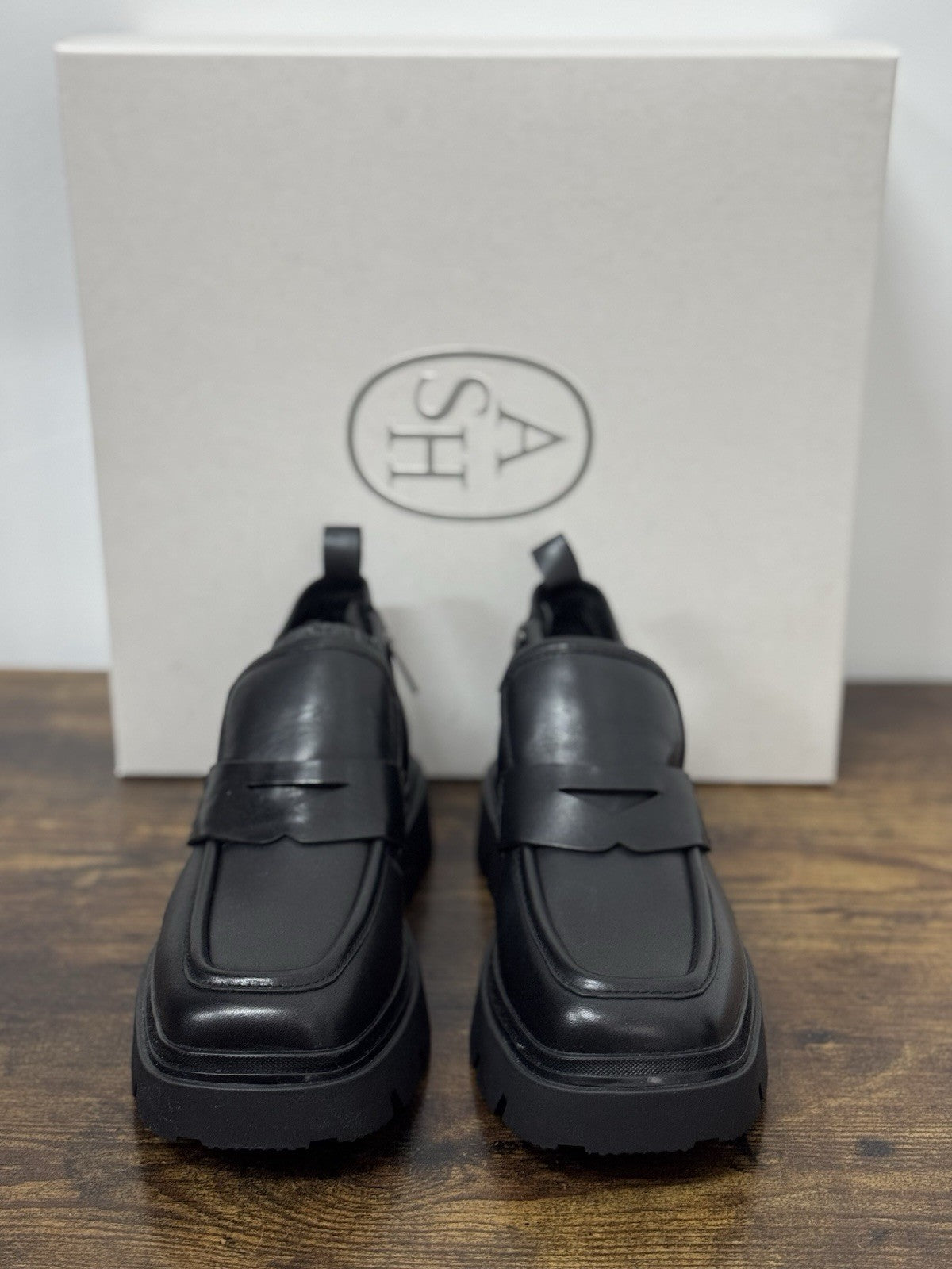 Ash Universe Mocassino  Pelle Nero Casual Ash Donna 35