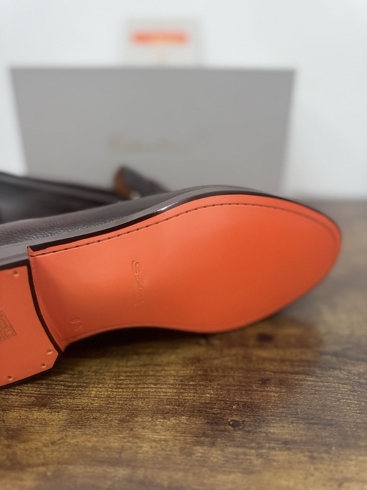 Santoni Mocassino Goodyear  Pelle  Marrone  Luxury Scarpa Santoni Uomo 42.5