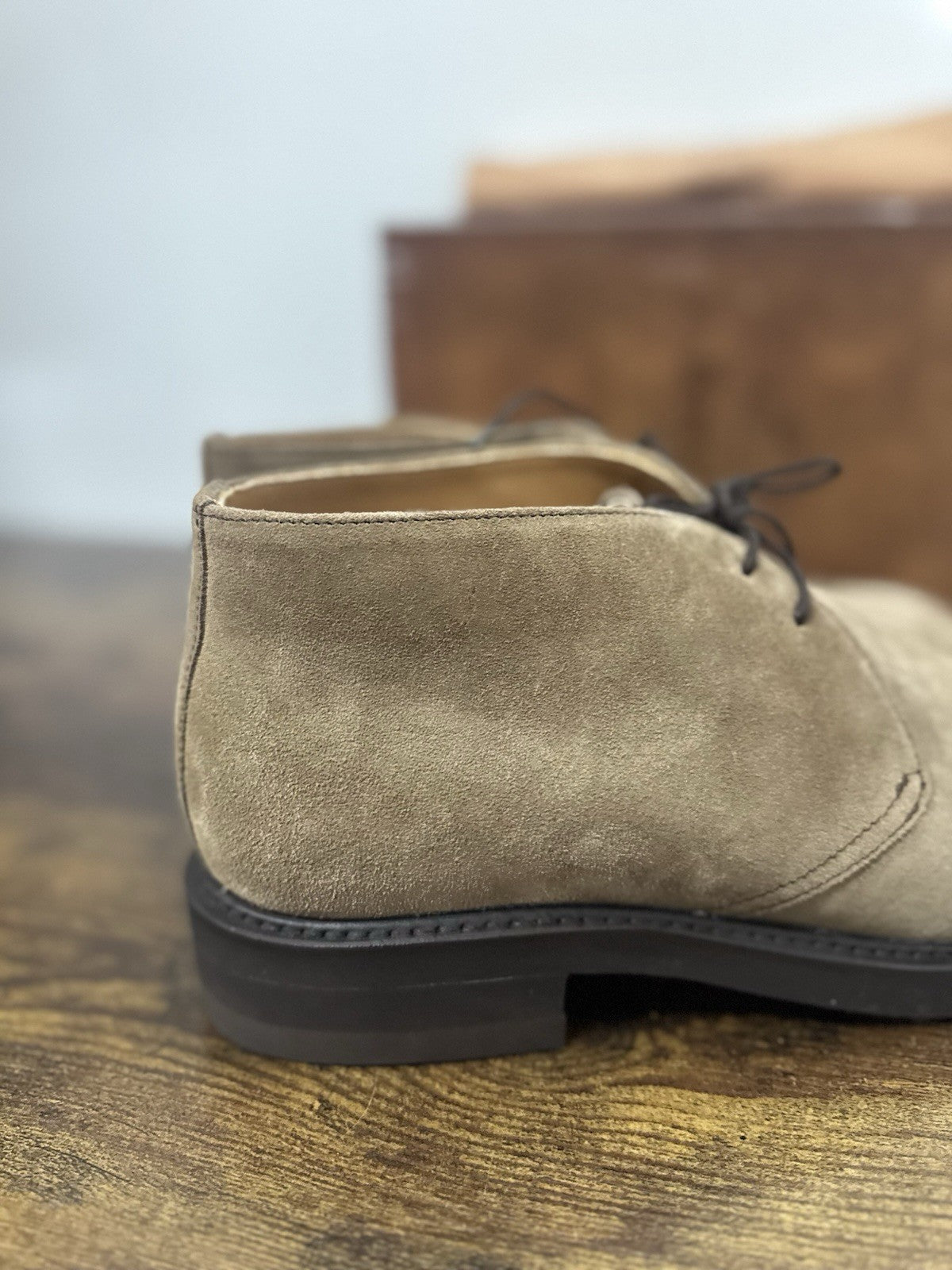 Berwick 1707 Polacchino Tabacco  Suede Fondo Vibram Uomo 40