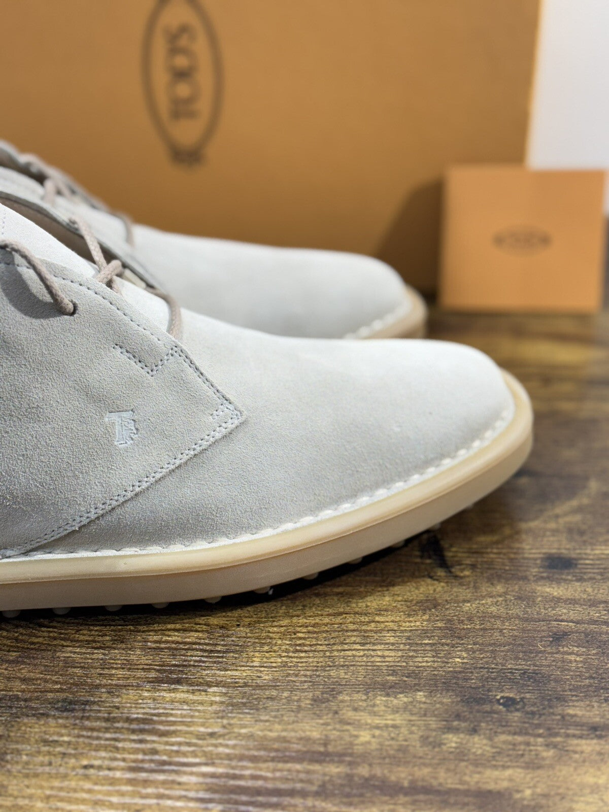 Tod’s Polacchino Uomo Icon Sport Casual Luxury Tod’s Men Shoe Suede Grey 43
