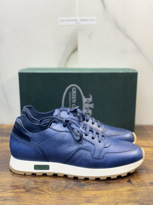 Green George Sneaker Pelle Blu Uomo Ultra Flexible 44