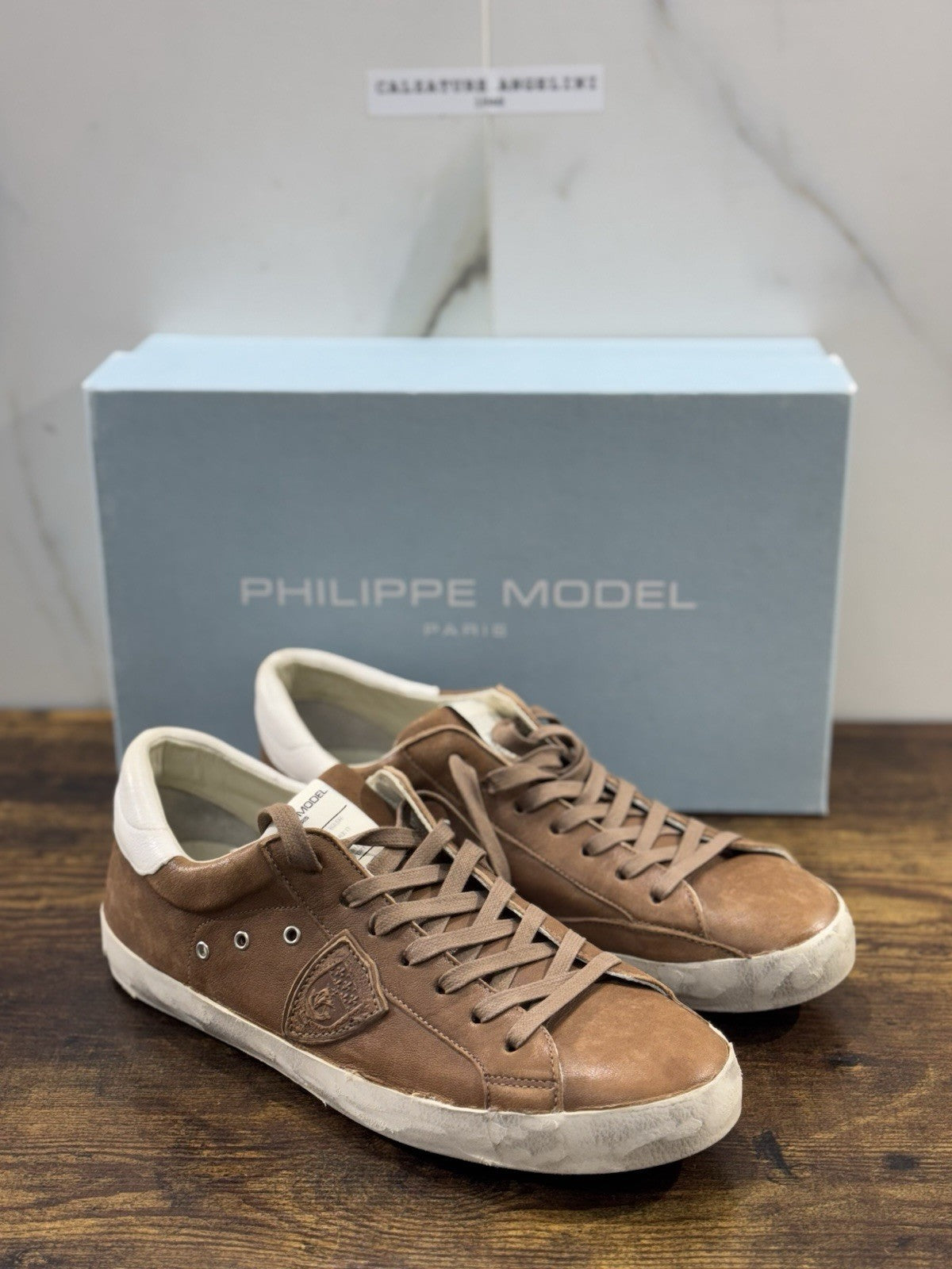 Philippe Model  Paris L u Pelle Cognac  Casual Uomo 43
