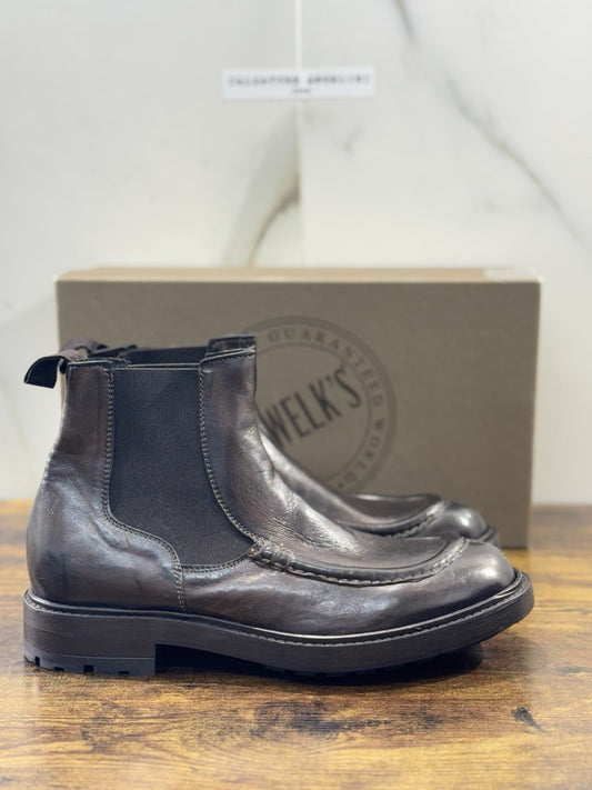 Pawelk’s Chelsea Boot Uomo Pelle Brown Hand  Made In Italy 39