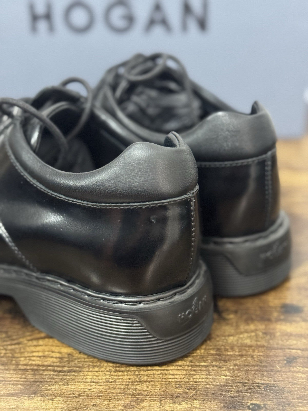 Hogan Derby Pelle Nera  Memory Foam Hogan Business Uomo 39
