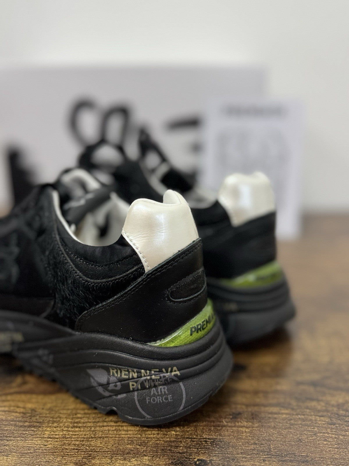 Premiata Mase Sneaker Pelle Nero Cavallino  Casual Premiata Donna 41