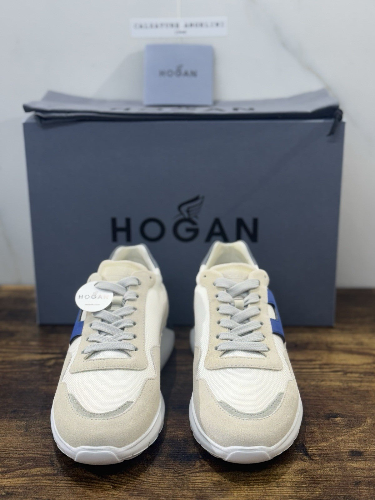 Hogan Interactive 3 Pelle Suede Ghiaccio Casual Hogan Uomo 42