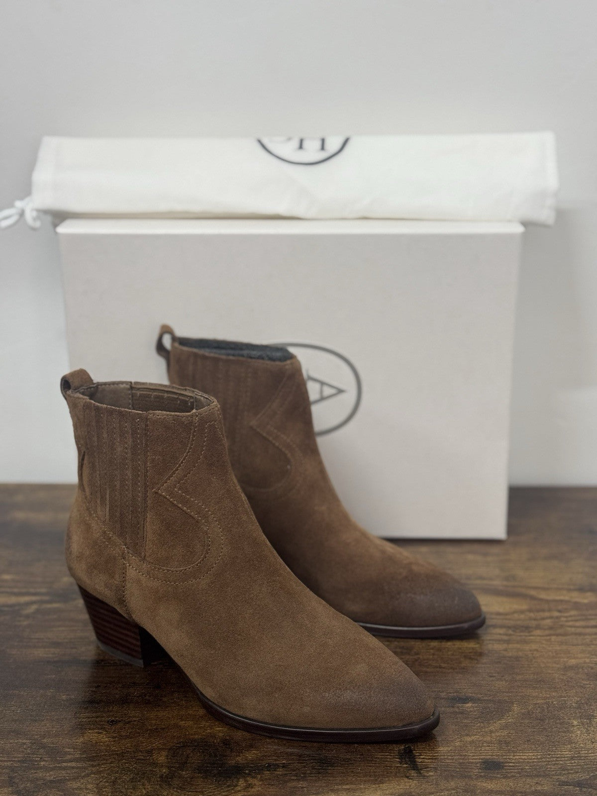 Ash Harper Texano Suede Cuoio Casual Texan Boot Ash Donna 39