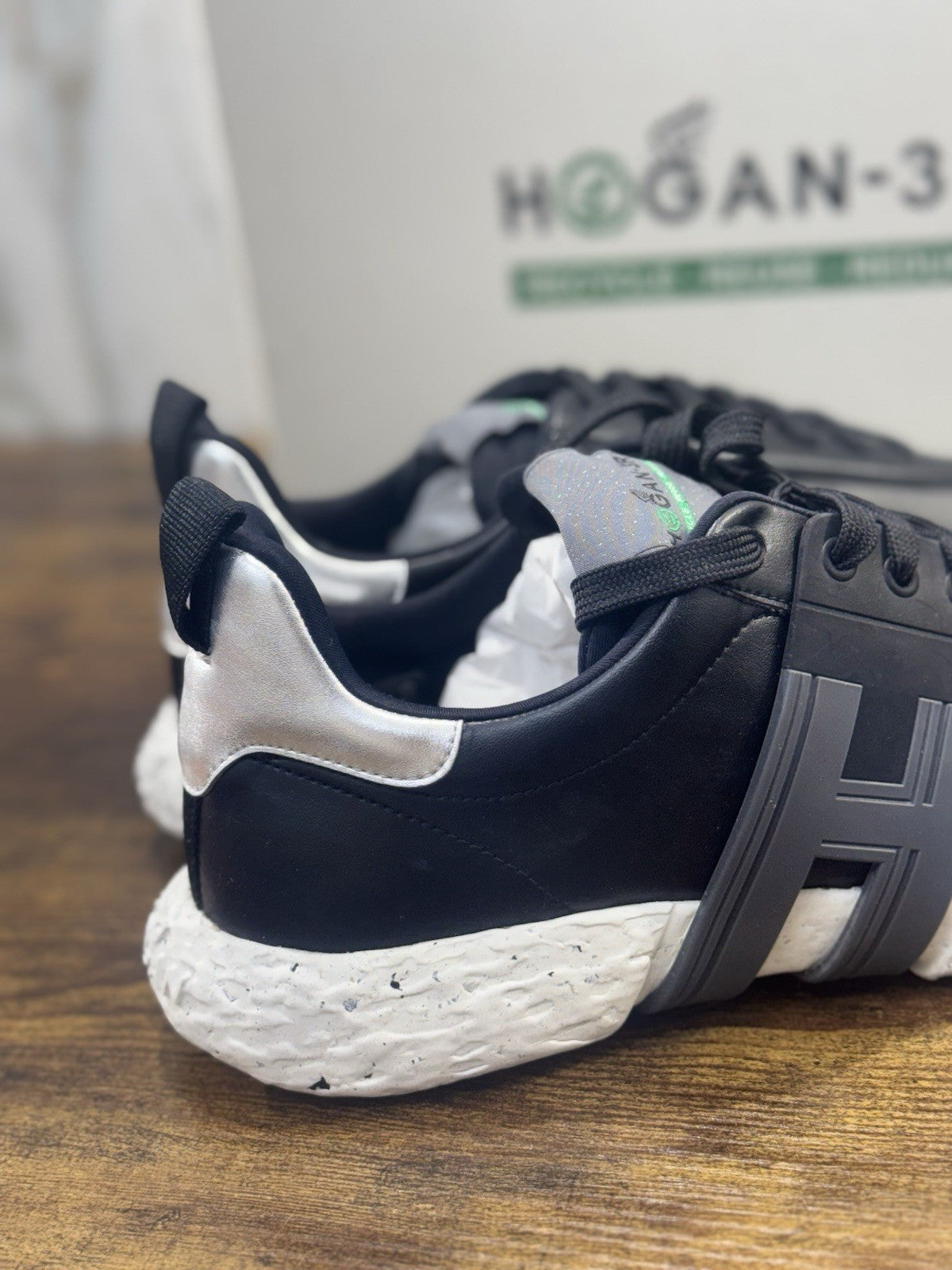 Hogan 3r Sneaker Pelle Nera Casual Hogan Uomo 41.5