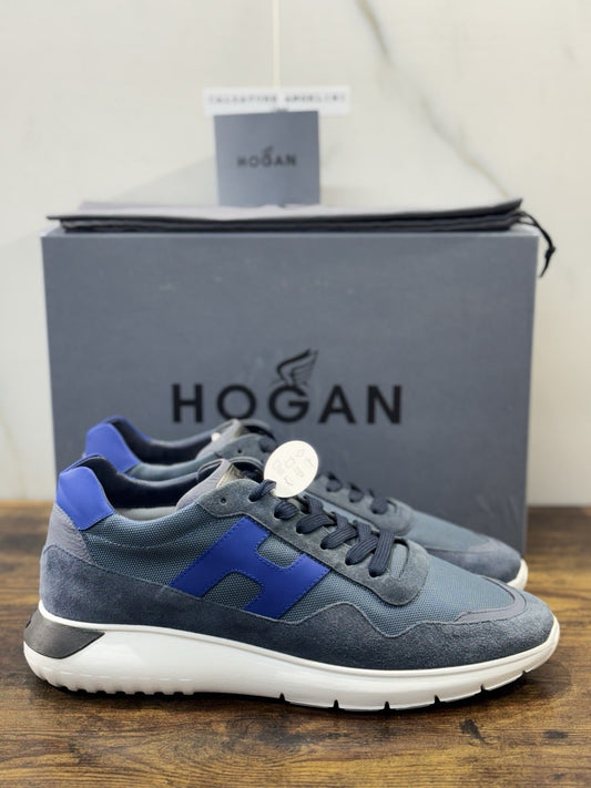 Hogan Interactive 3 Suede Blu Casual Hogan Uomo 44