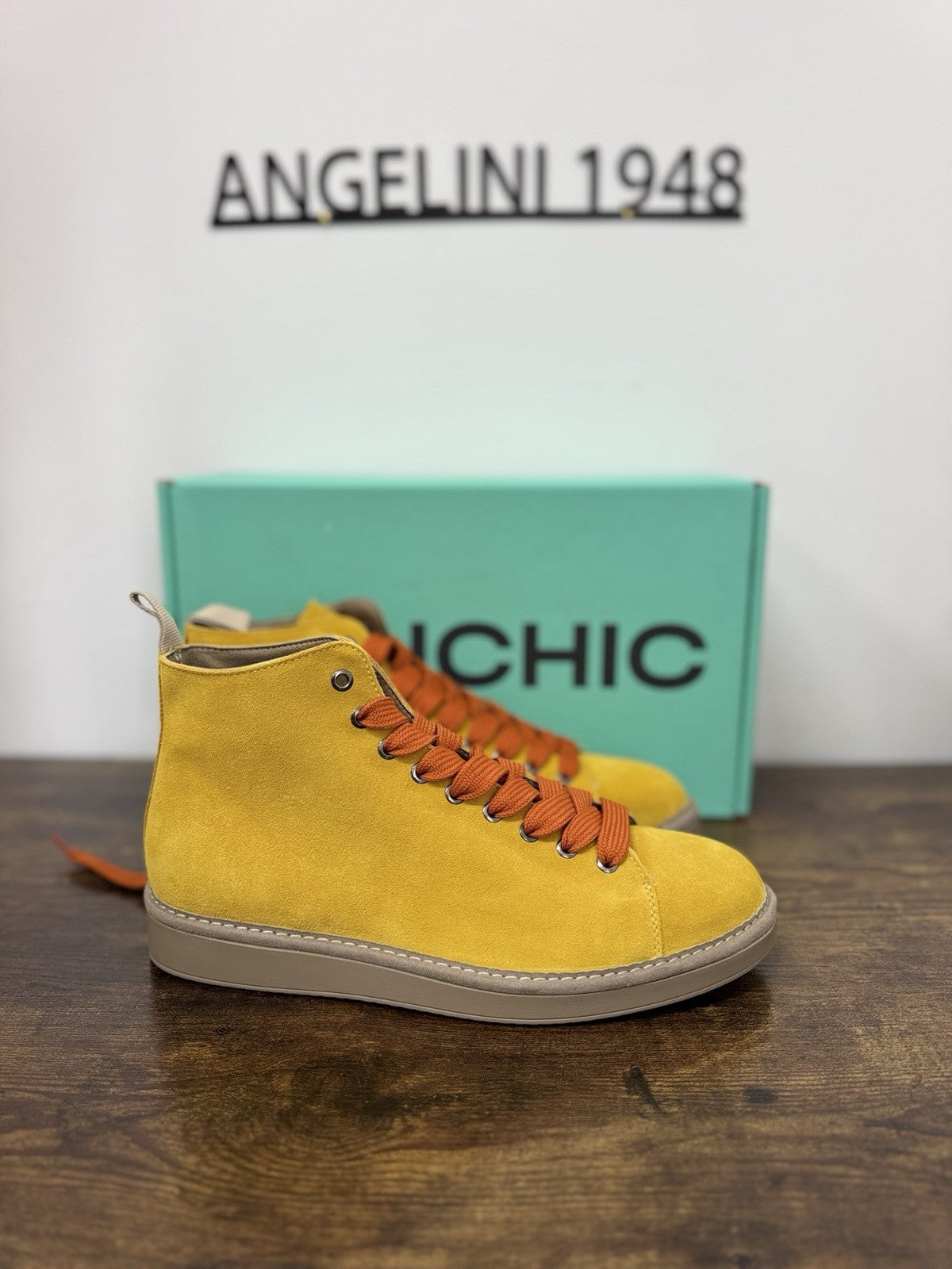 Panchic Ankle Boot Suede Citron  Casual Boot Uomo 44