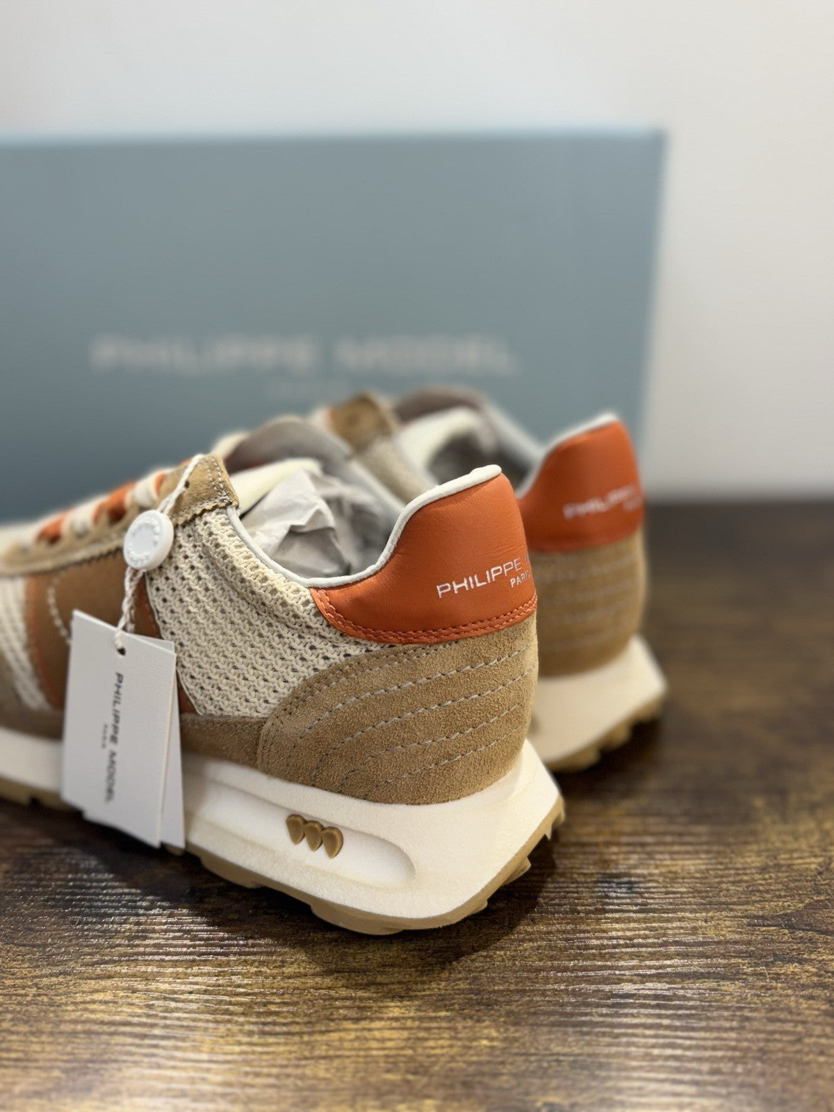Philippe Model Tour Low Sneaker Pelle Sabbia    Casual Uomo 45