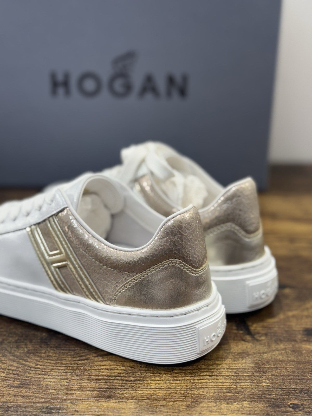 Hogan H365  Sneaker Pelle Bianca  Casual Hogan Donna 35