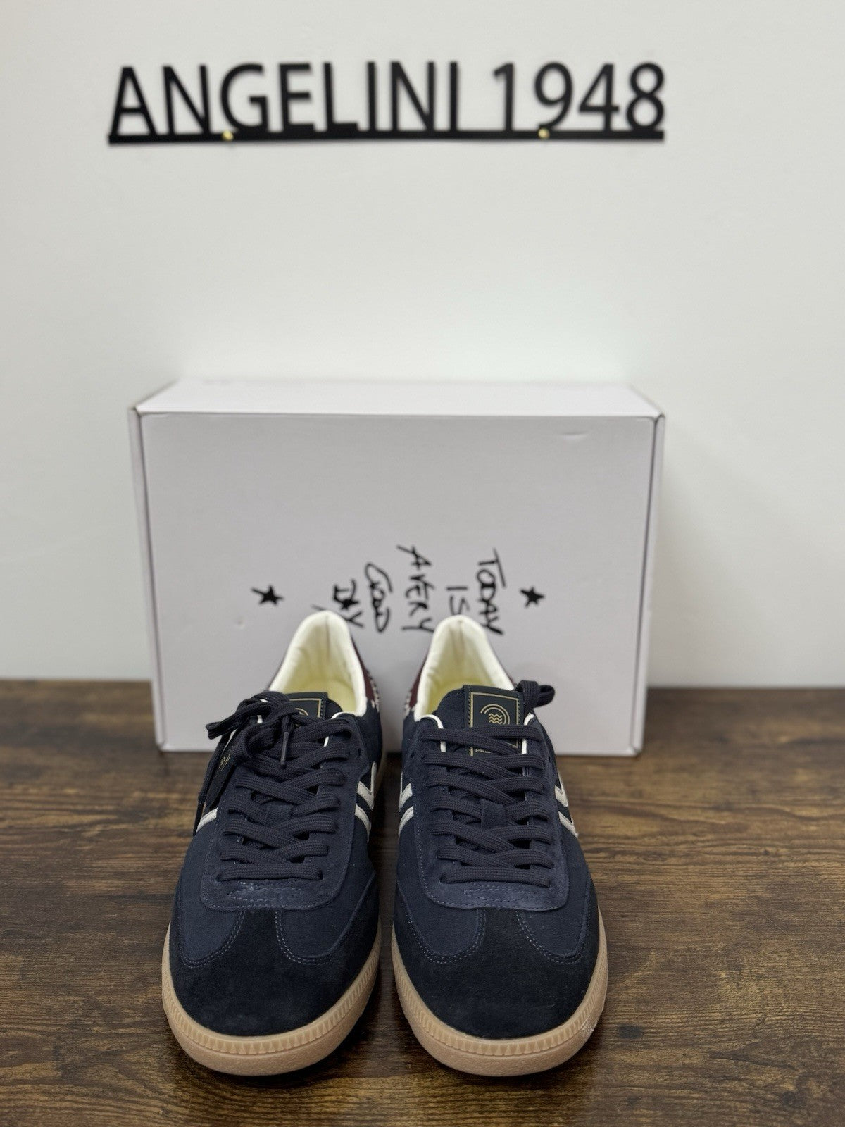 Primabase Sneaker Suede Blu   Extra light Casual Uomo 46