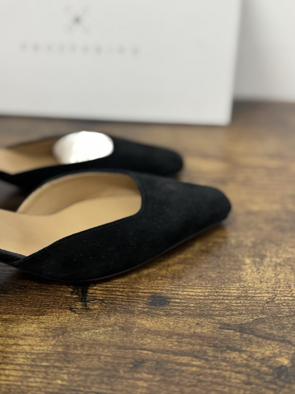 Prosperine Décolleté Suede Nero Con Tacco Scarpa Donna 38