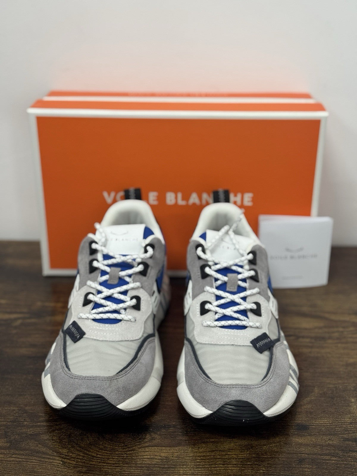 Voile Blanche Sneaker Club 01   Pelle Suede Nylon Grey  Casual Uomo 42