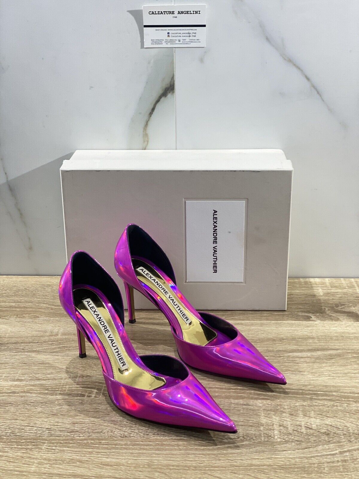 Alexandre Vauthier raquel 85 decollete’ donna fuxia luxury shoes 39