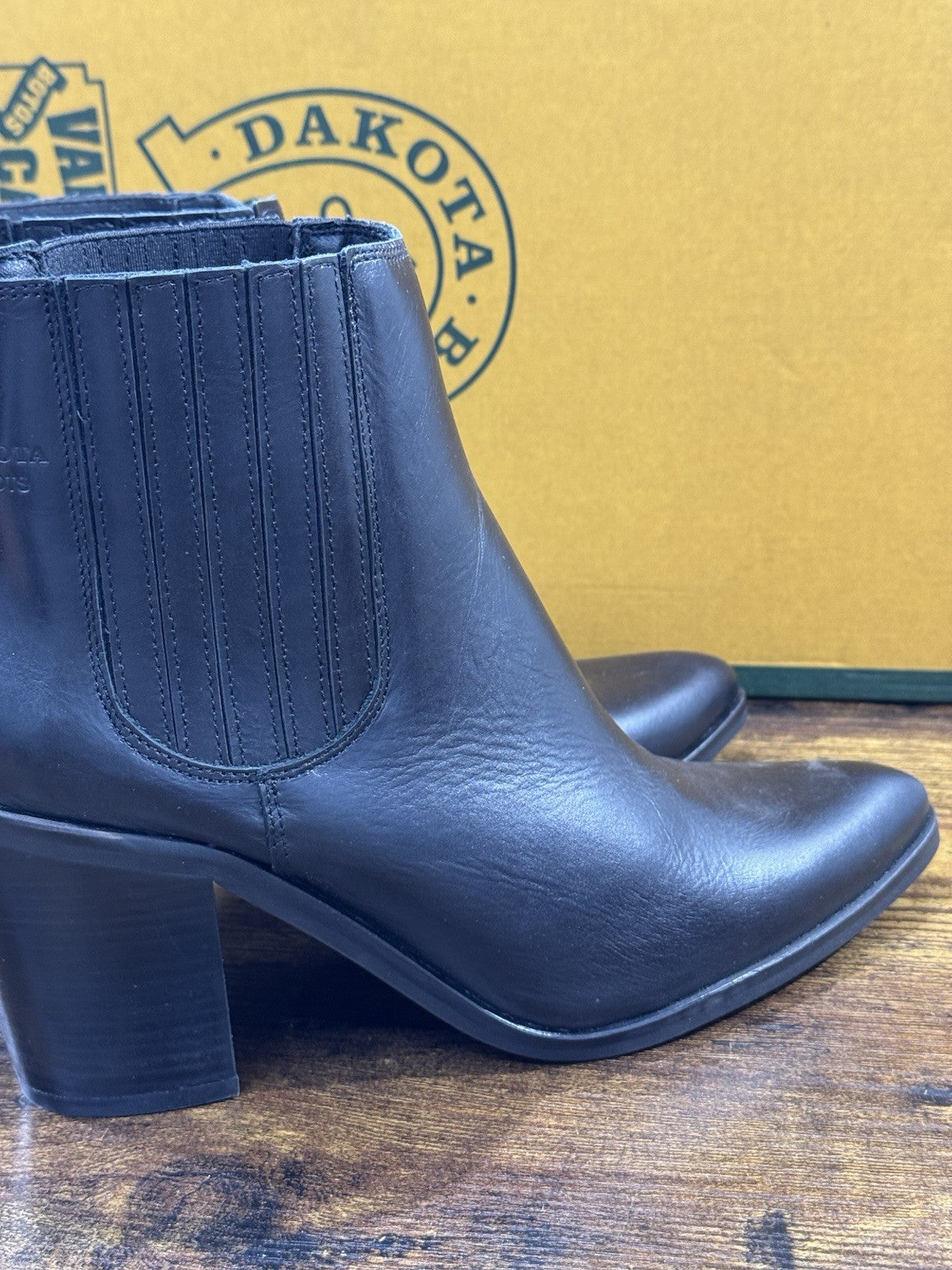 Dakota Boots Stivaletto Texano Donna   Pelle Nero   Top Quality 40
