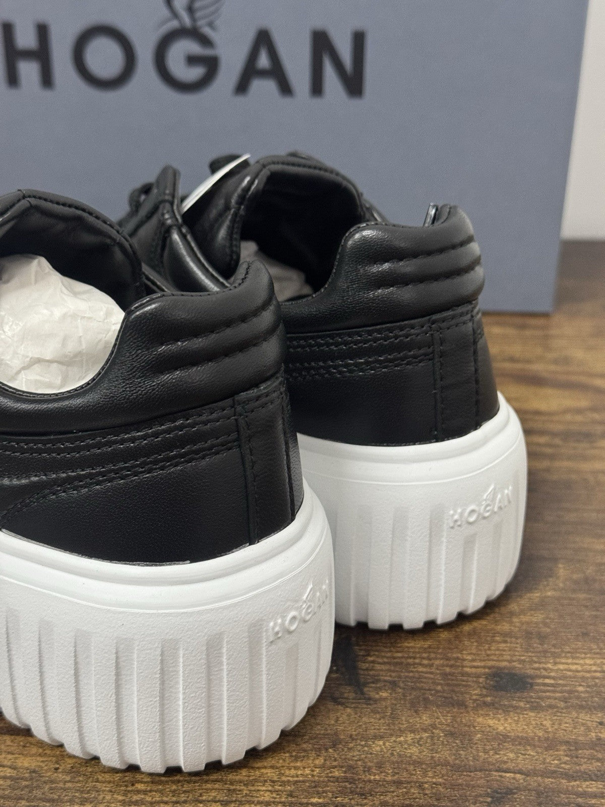 Hogan H Stipes  Sneaker Pelle Nero   Casual Hogan Donna 35.5