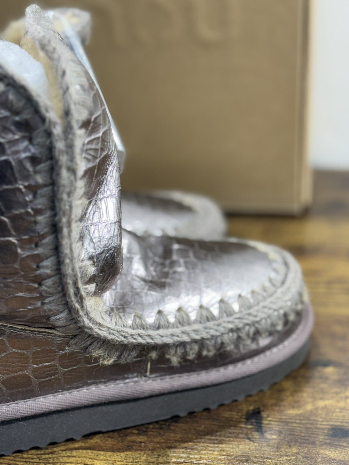 Mou eskimo 24 Grigio Stampa Cocco  Casual Mou Woman Boot 36