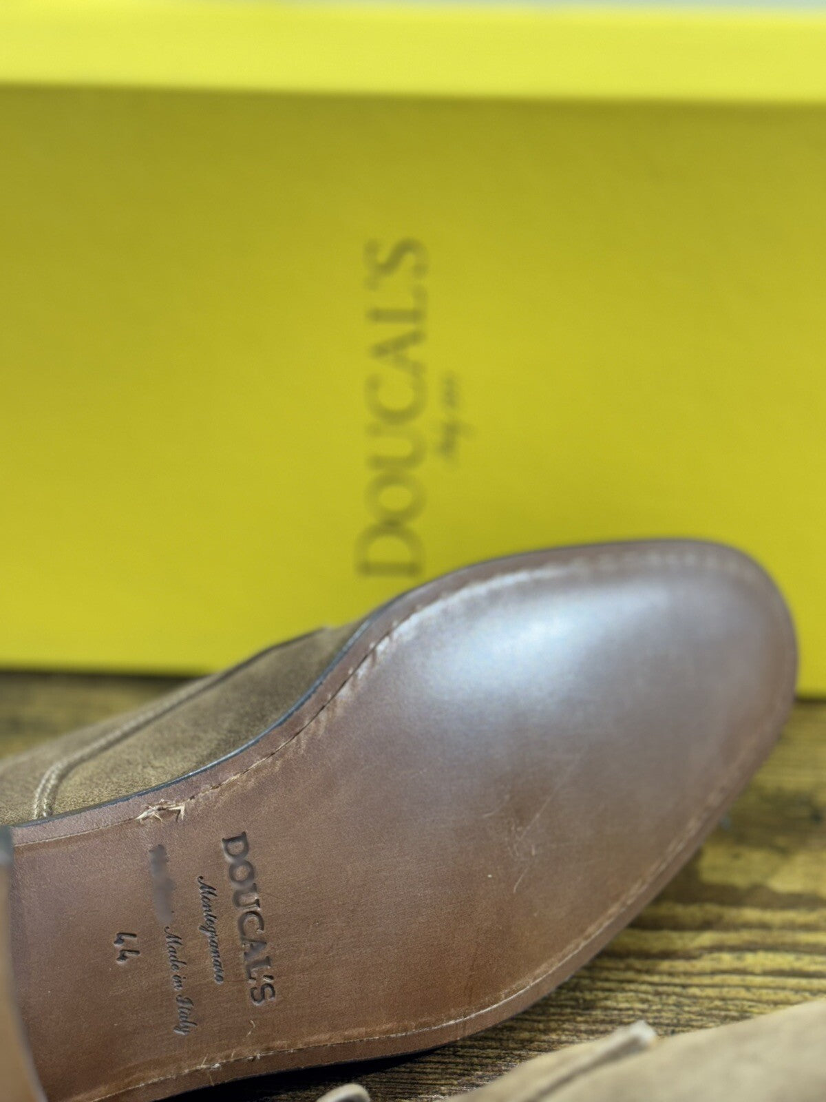 Doucal’s Scarpa Uomo Derby Oxford Pelle Suede   Luxury Men Doucal’s Shoes 44