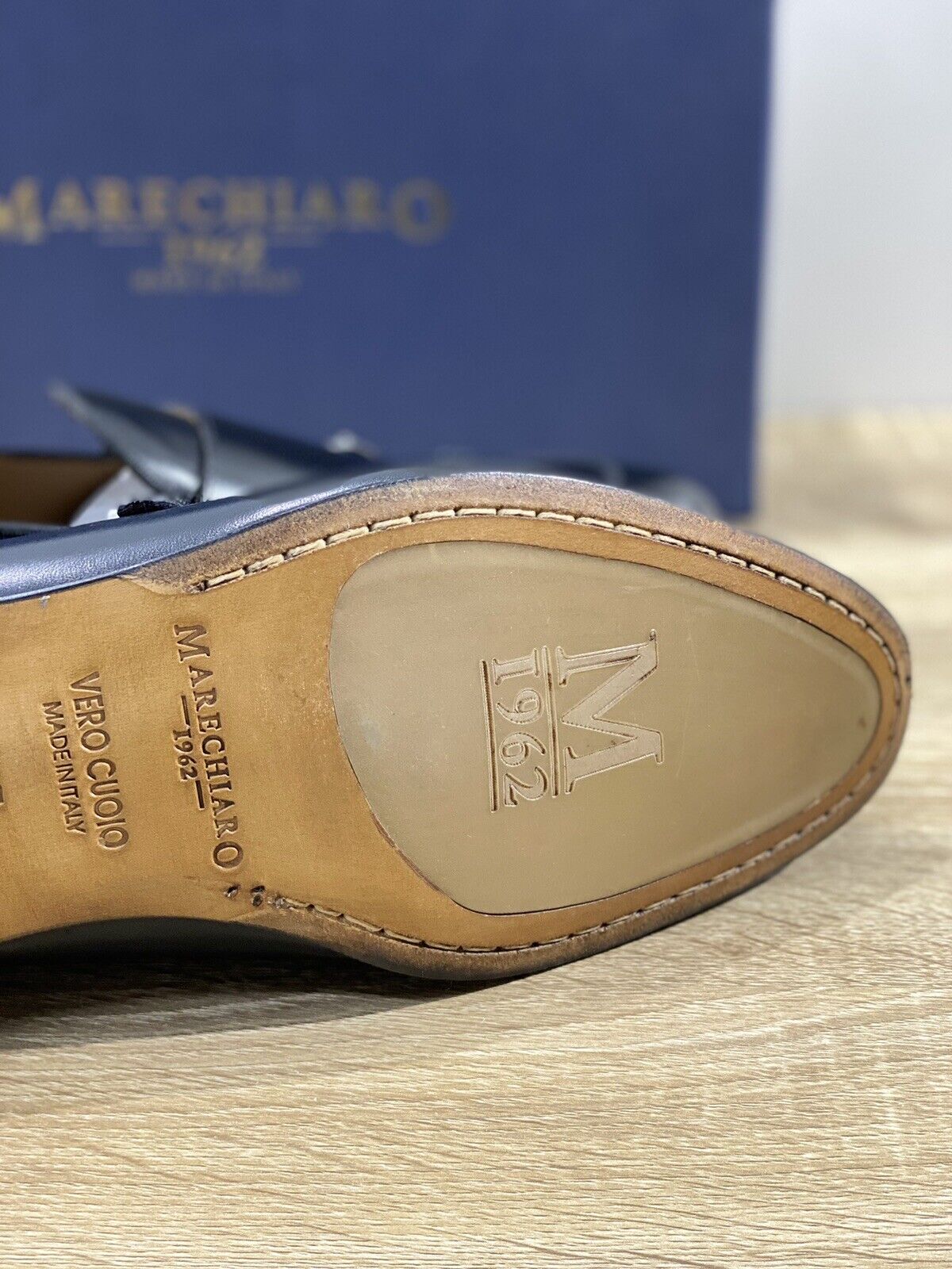 Marechiaro 1962 Mocassino Uomo Double Buckle Fully Made In Italy Pelle Nero 44