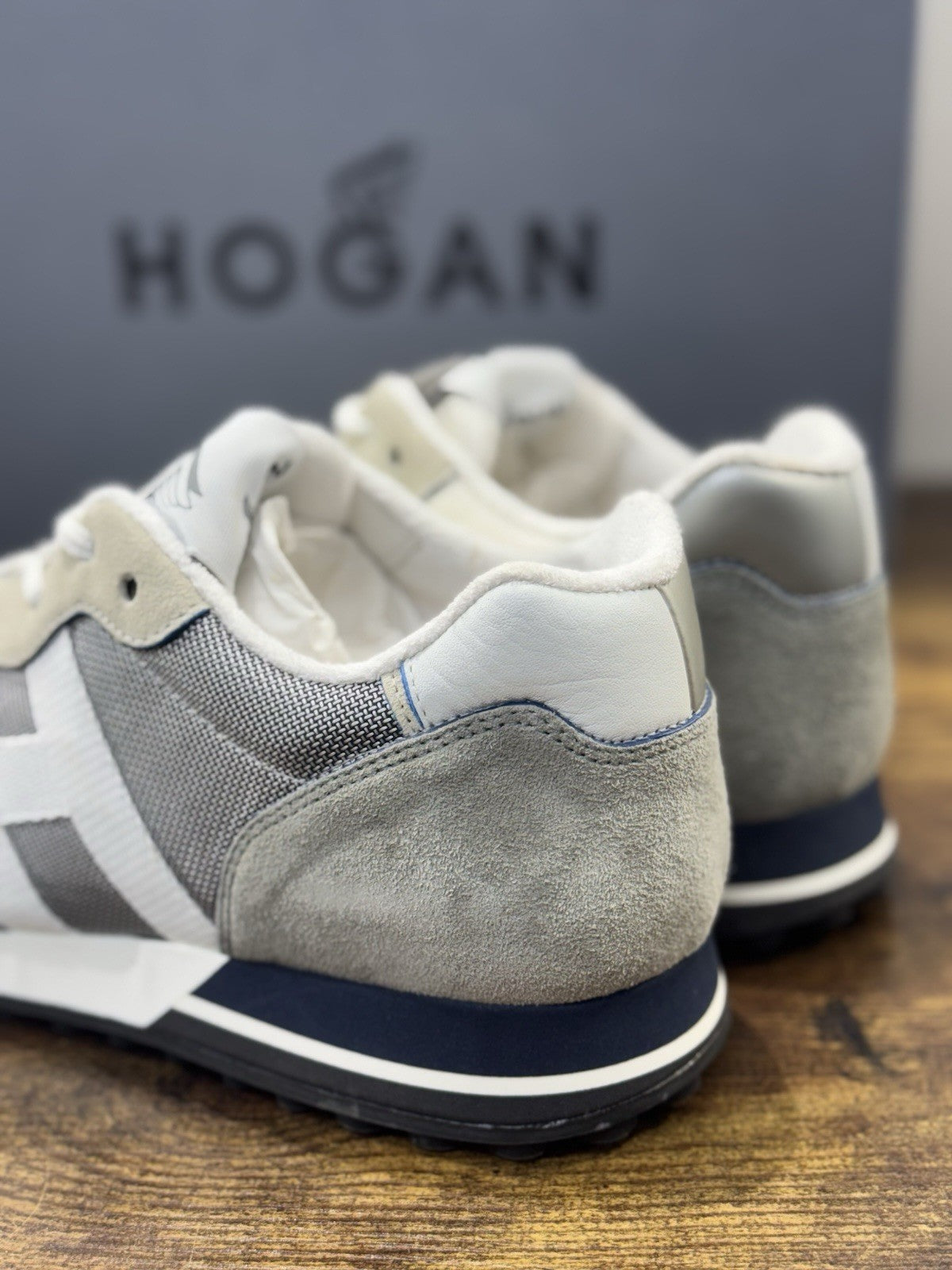 Hogan H383 Sneaker Pelle Suede Casual Hogan Uomo 40