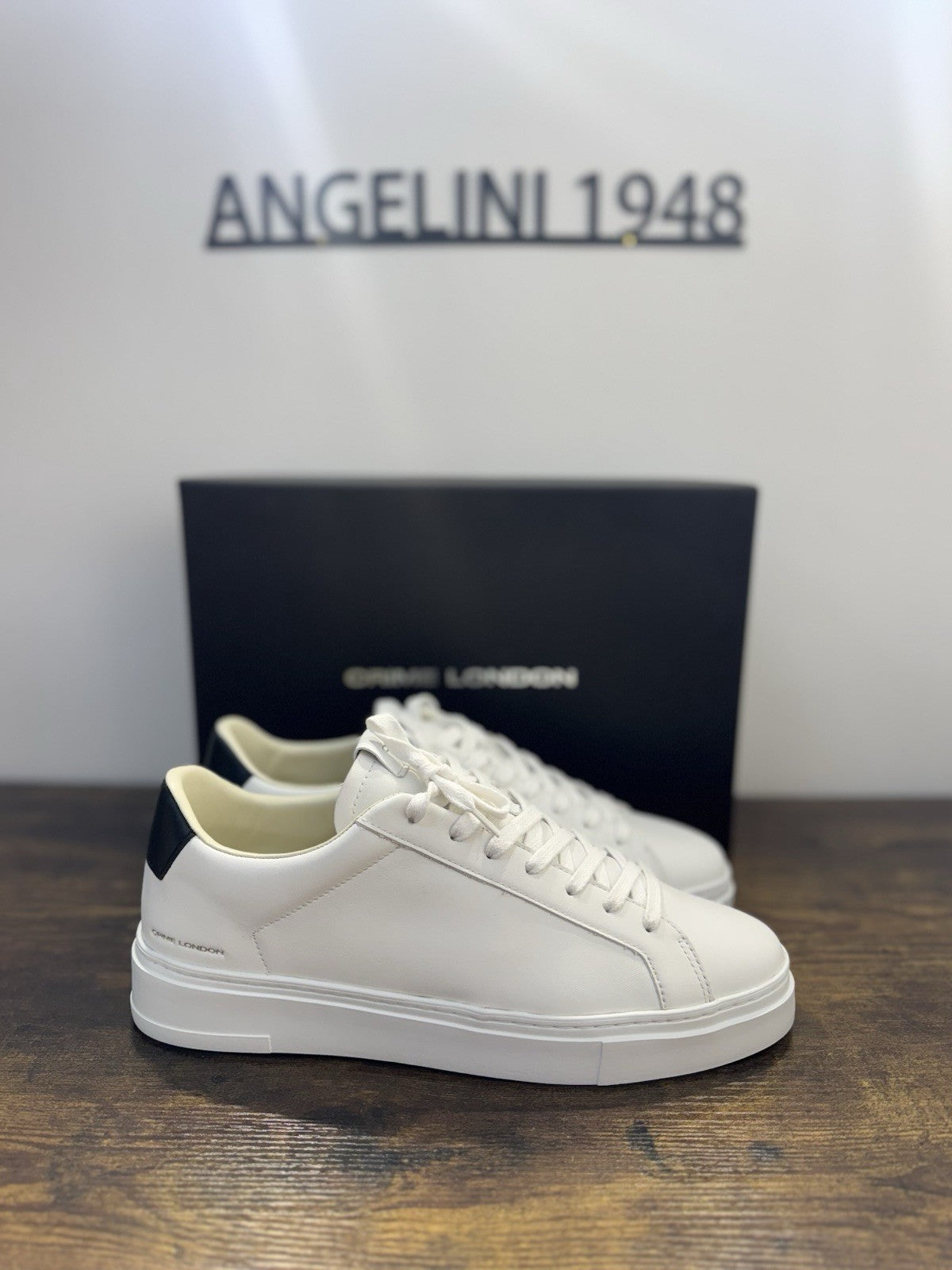 Crime London Sneaker Extra light    Pelle Bianca   Causal Uomo 44