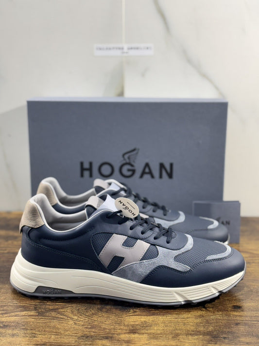 Hogan Hyper light  sneaker Pelle Blu  memory foam Luxury Hogan Men Shoes 44