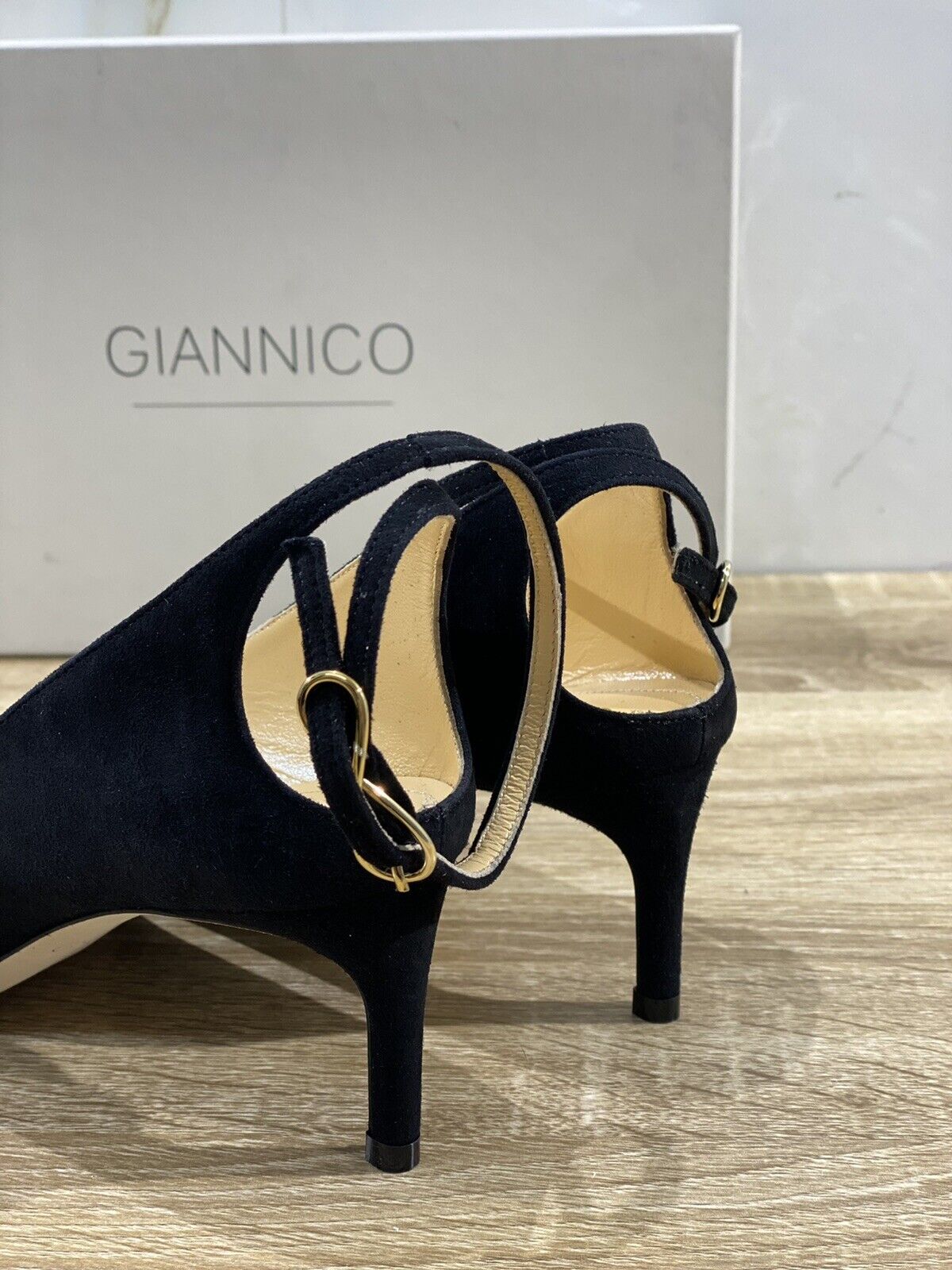 Giannico Black Pumps Woman In Suede Black Luxury Giannico Woman Shoes 37