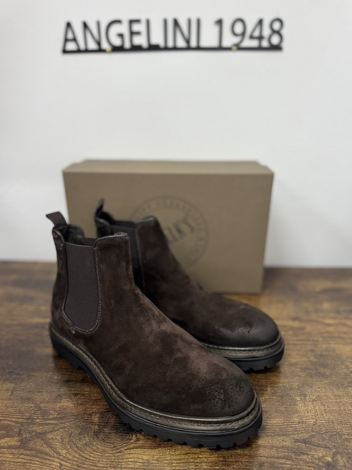 Pawelk’s Chelsea Boot  Suede Marrone Extra Light     Casual Boot Uomo 39