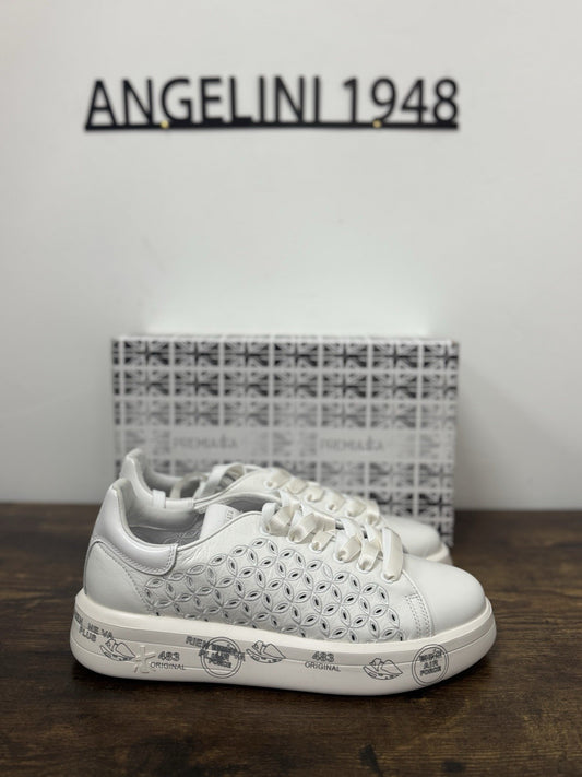Premiata Belle Sneaker Pelle Bianco  Casual Premiata Donna 41